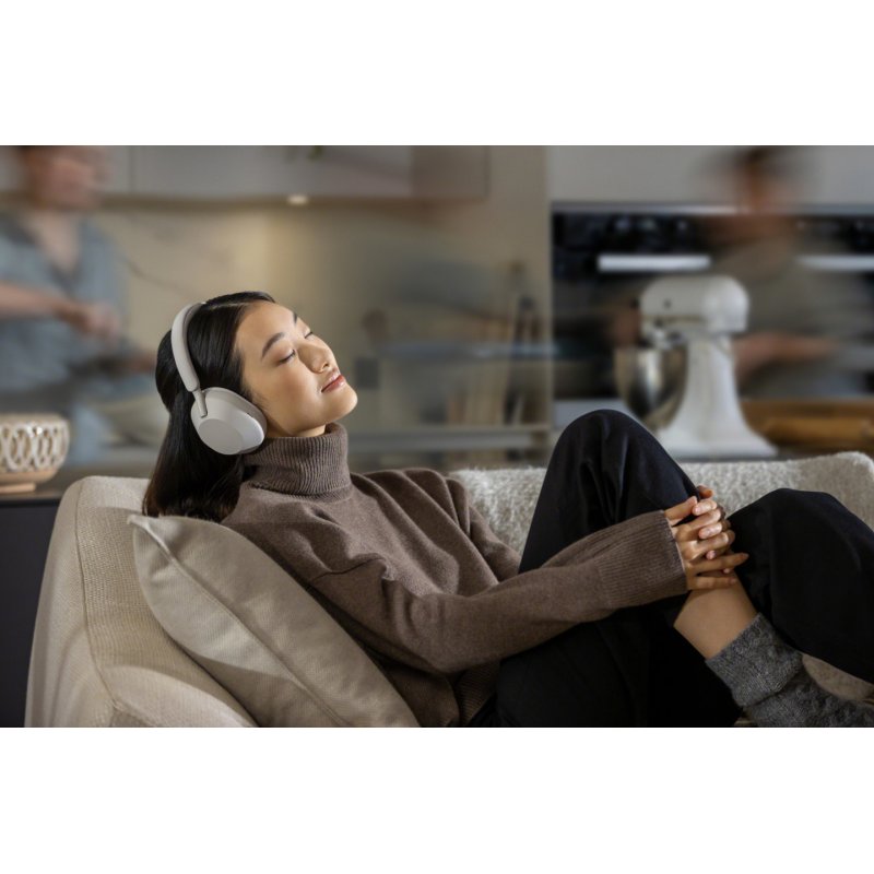 Sony WH-1000XM5 Écouteurs Avec fil &sans fil Arceau Appels/Musique Bluetooth Argent, Blanc