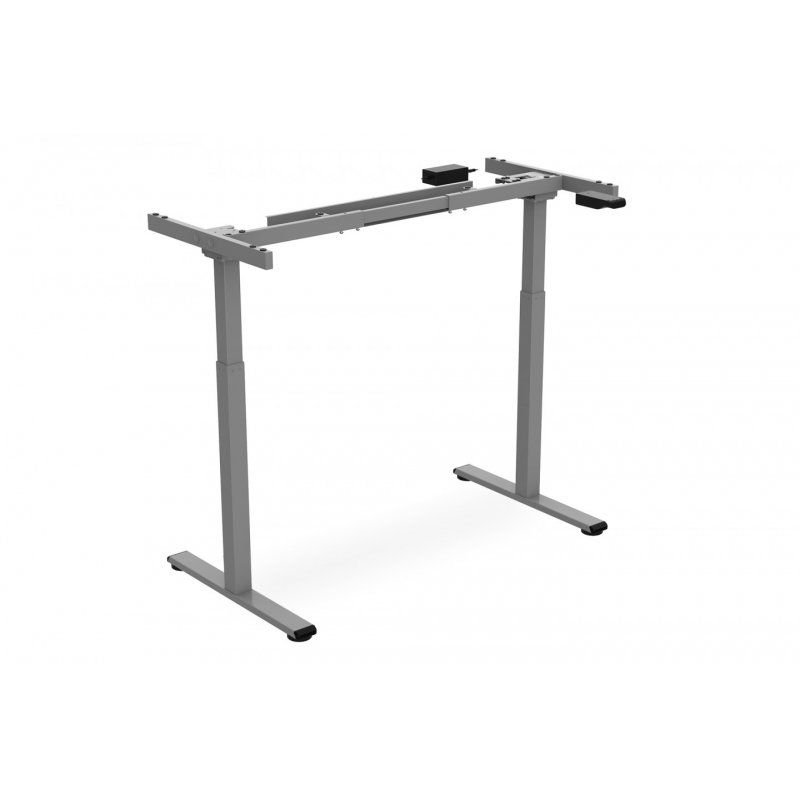 Digitus Piètement de table réglable en hauteur électriquement, un moteur, 2 vitesses, gris