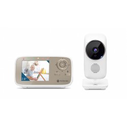 Motorola VM483 moniteur vidéo pour bébé 300 m FHSS Or, Blanc