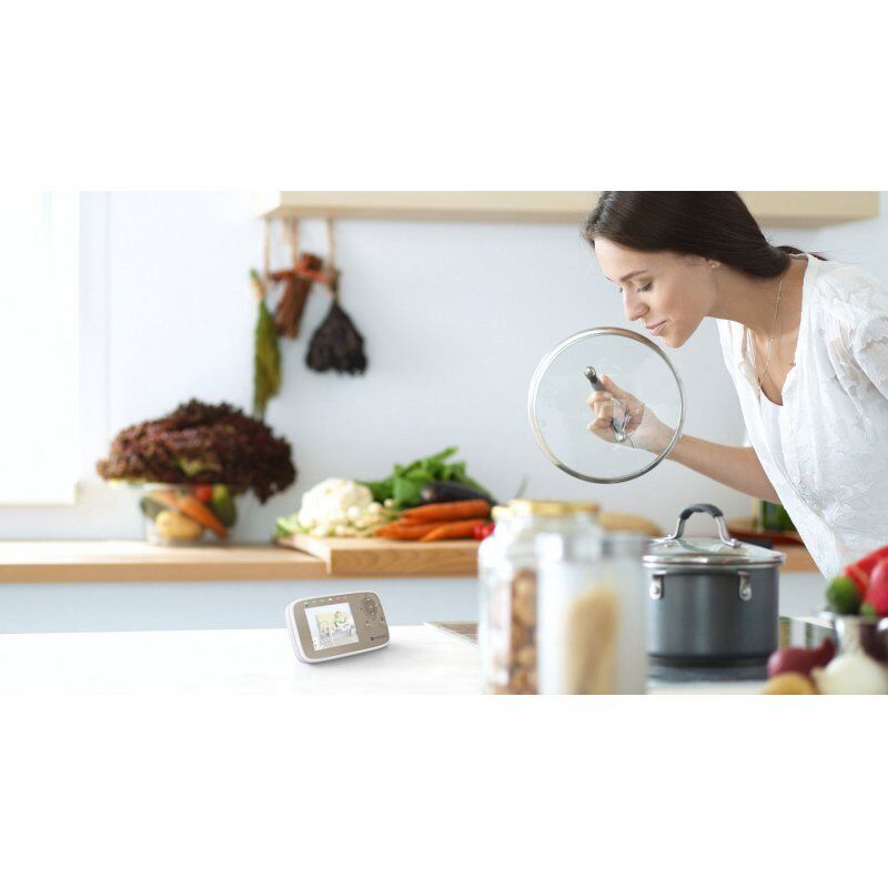 Motorola VM483 video baby monitor 300 m FHSS Gold, White