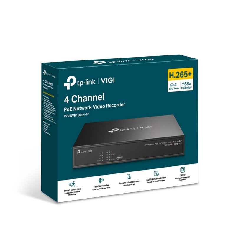 Recorder TP-Link VIGI NVR1004H-4P