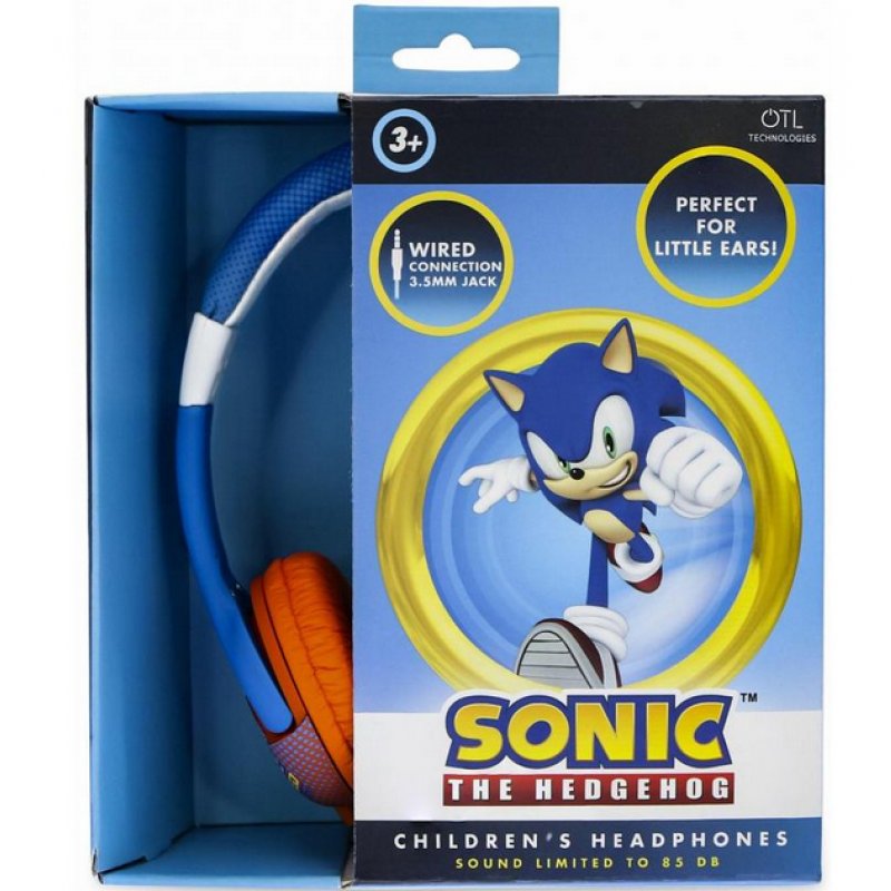 OTL Technologies SEGA Sonic the Hedgehog Kids Headphones Wired Head-band Gaming Multicolour