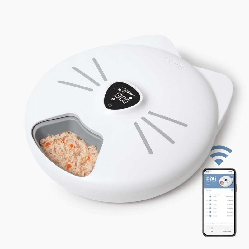 Catit Pixi Smart gamelle et abreuvoir pour chiens et chats Plastique Blanc Universel Distributeur automatique pour anima