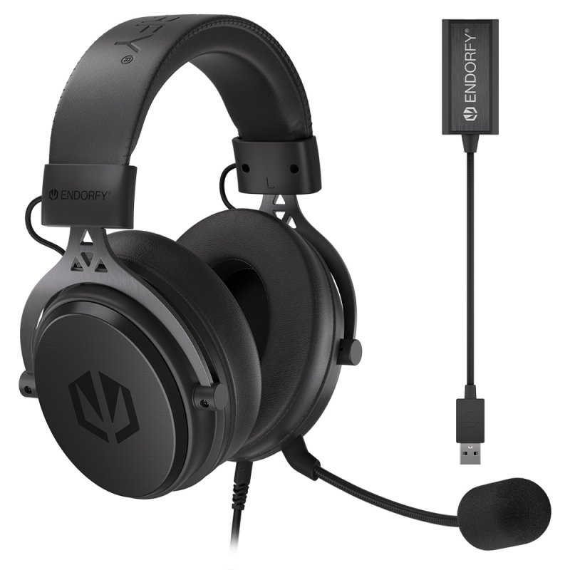 ENDORFY VIRO Plus USB Casque Avec fil Arceau Musique/Quotidien Noir