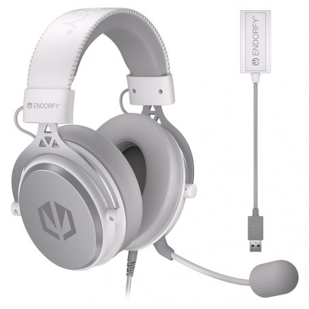 ENDORFY VIRO Plus USB Onyx White Casque Avec fil Arceau Musique/Quotidien Blanc
