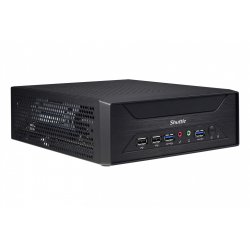 Shuttle XPC slim Barebone XH510G - S1200, Intel H510, 1xDP, 1xHDMI, 1x PCI-E 16X, 1x LAN, 1x 2.5", 2x M.2, 24/7 permanen