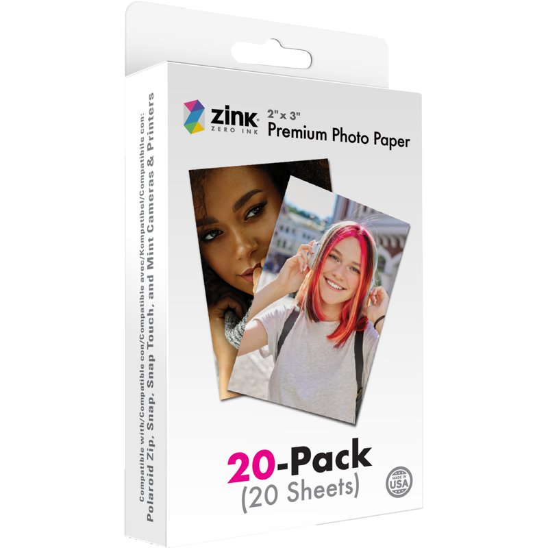 Polaroid - Zink Media 2x3 - 20 Pack