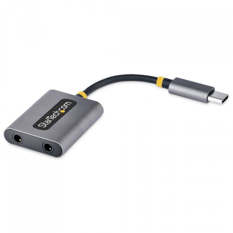 USB-C HEADPHONE SPLITTER - USB C TO DUAL 3.5MM AUDIO ADAPTER