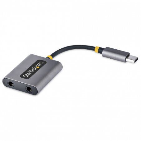 StarTech.com Adaptateur Casque USB-C - Splitter Audio, Double Casque USB Type C avec Entrée Micro - Adaptateur USB C ve