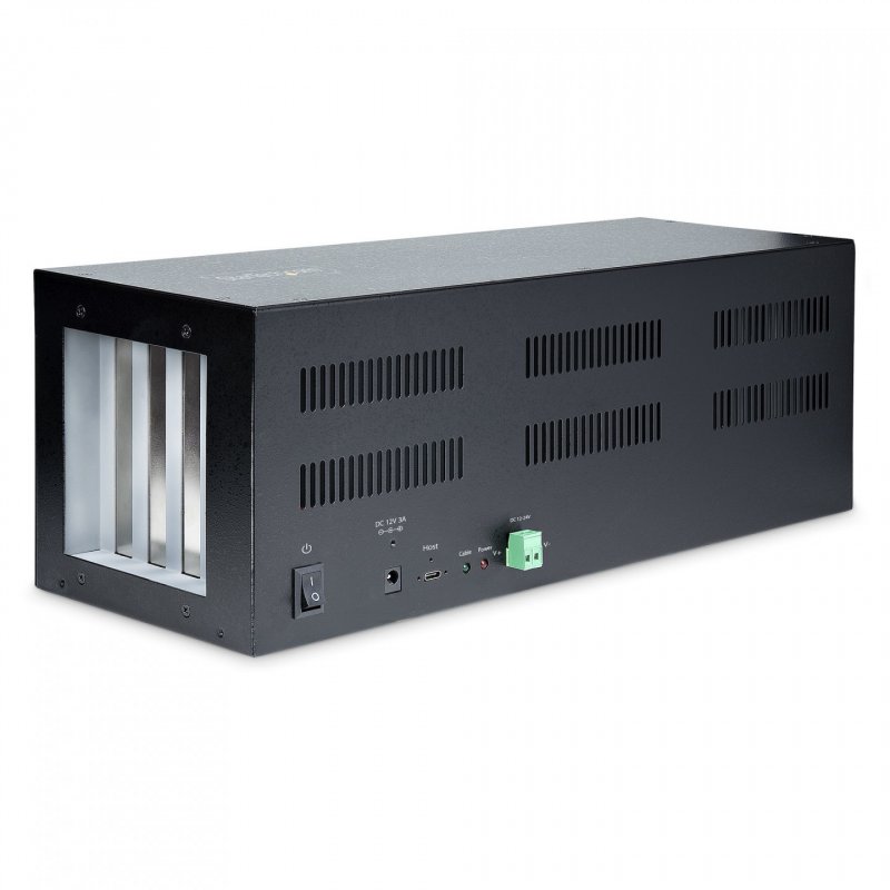 StarTech.com 4-Slot PCIe Expansion Chassis with PCIe x2 Host Card, PCIe 2.0 - 10Gbps, External PCIe Slots for Desktops/S