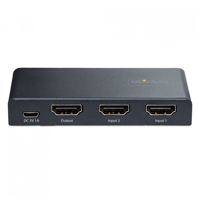 StarTech.com Switch HDMI 8K à 2 Ports - Switch HDMI 2.1 4K 120Hz HDR10+/8K 60Hz UHD - Commutateur HDMI 2 Entrées 1 Sor