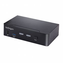 2 PORT USB C DP KVM SWITCH - 4K 60HZ 3.5MM AND USB AUDIO