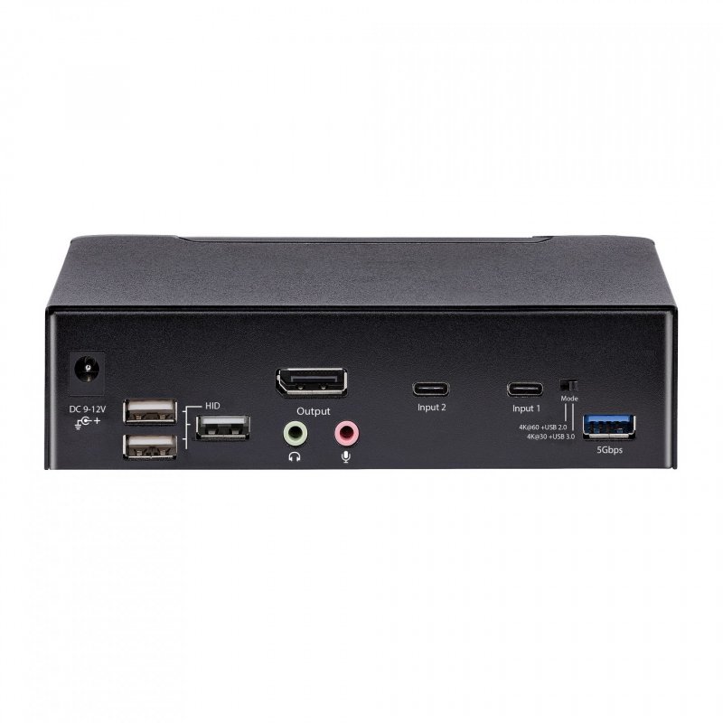 2 PORT USB C DP KVM SWITCH - 4K 60HZ 3.5MM AND USB AUDIO