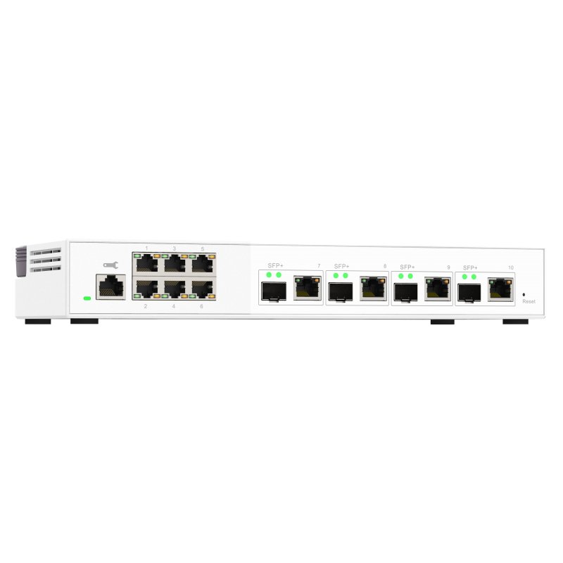 QNAP QSW-M2106-4C network switch Managed L2 2.5G Ethernet (100/1000/2500) White