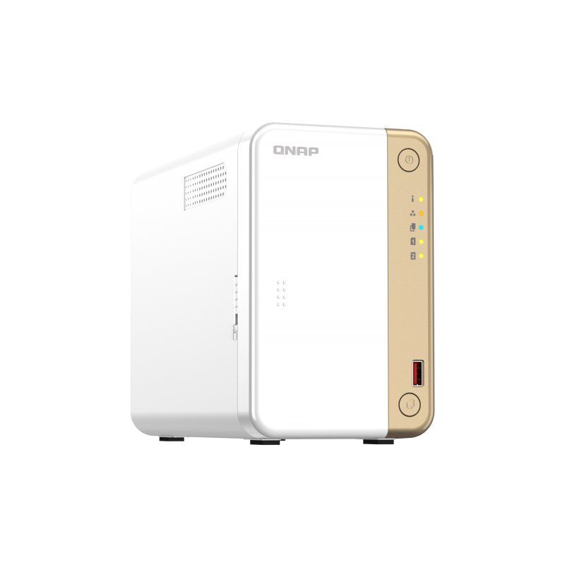 QNAP TS-262 NAS Tower Ethernet LAN Gold, White N4505