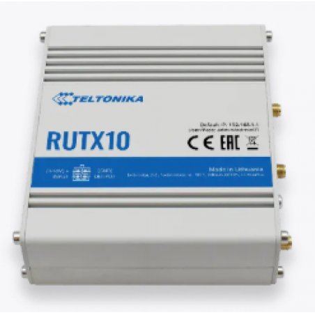 Teltonika RUTX10 routeur sans fil Gigabit Ethernet Bi-bande (2,4 GHz / 5 GHz) Blanc