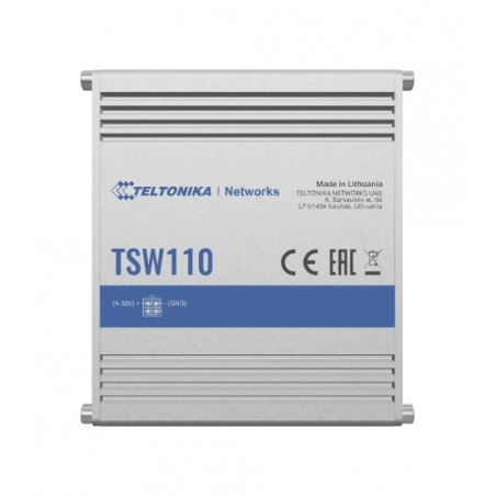 Teltonika TSW110 commutateur réseau Non-géré Gigabit Ethernet (10/100/1000) Connexion Ethernet, supportant l'alimenta