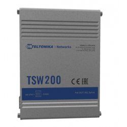 Teltonika TSW200 network switch Unmanaged Gigabit Ethernet (10/100/1000) Power over Ethernet (PoE) Aluminium