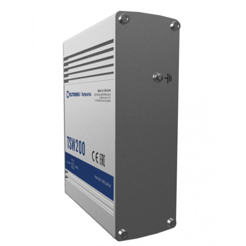 Teltonika TSW200 commutateur réseau Non-géré Gigabit Ethernet (10/100/1000) Connexion Ethernet, supportant l'alimenta