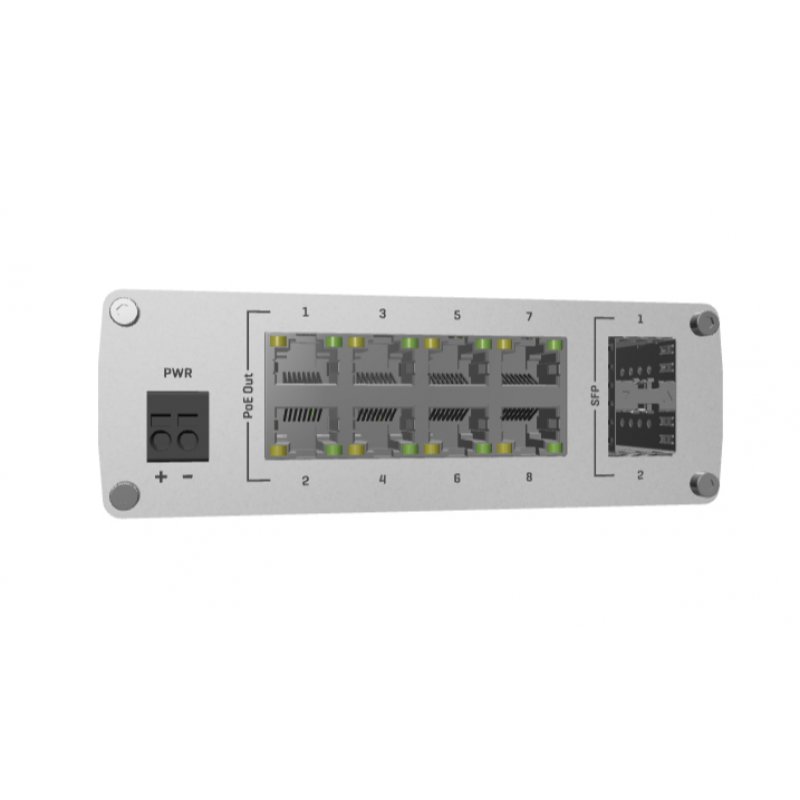 Teltonika TSW200 Industrial GSwitch 8x PoE+ (240W) 2x SFP