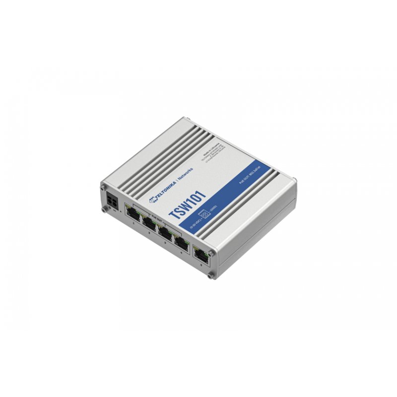 Teltonika TSW101 Gigabit Ethernet (10/100/1000) Connexion Ethernet, supportant l'alimentation via ce port (PoE) Métalli