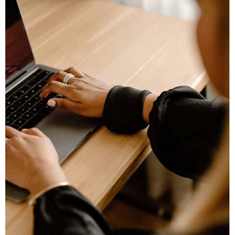 Swedish Posture 0319B0 wrist rest Elastane, Polyester Black