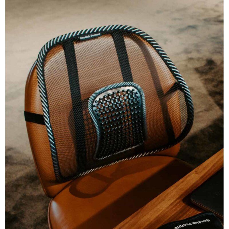 Swedish Posture 0329B0 chair back support Black