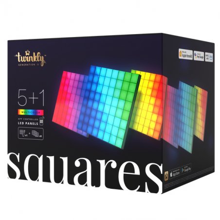 Twinkly - Squares 6 Square Blocks starter Kit