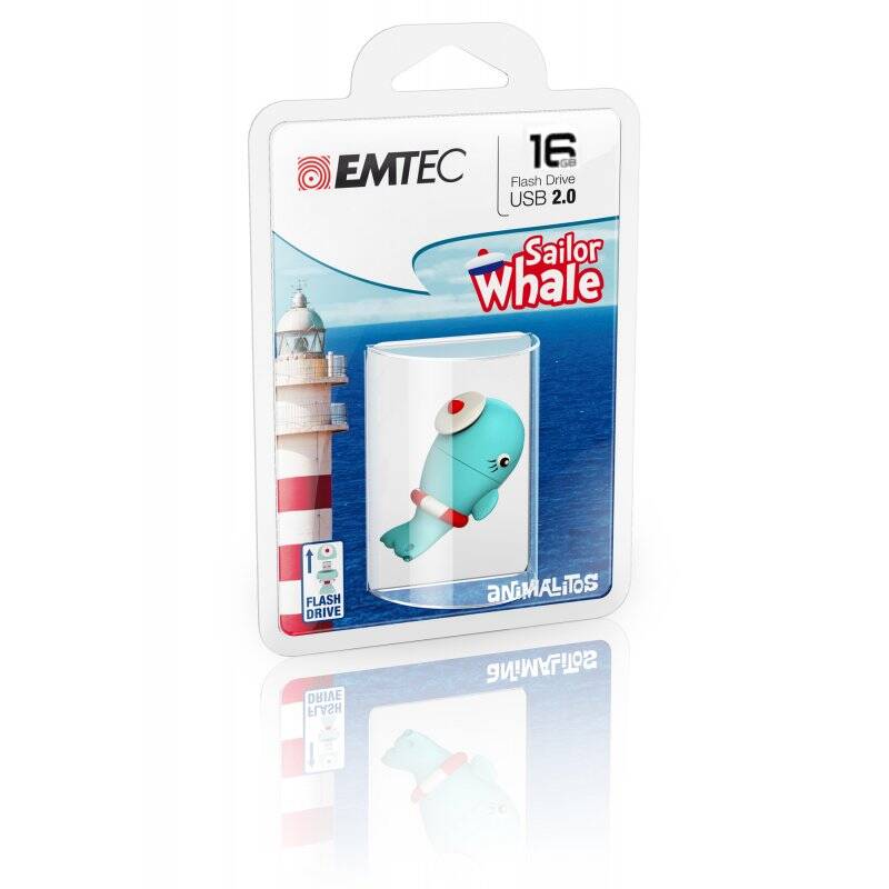 Emtec Sailor Whale USB flash drive 16 GB USB Type-A 2.0 Blue