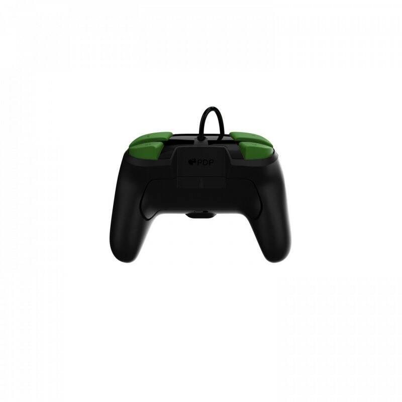 PDP 1-Up Glow in The Dark REMATCH Black, Green USB Gamepad Nintendo Switch, Nintendo Switch OLED