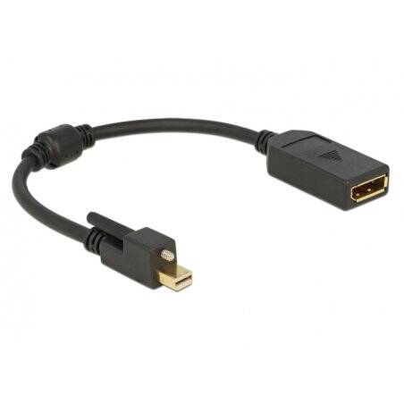 Delock Adapter Mini-DisplayPort auf Displayport mit Schraube