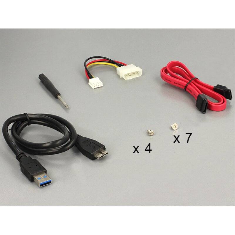 DeLOCK 47213 drive bay panel Black