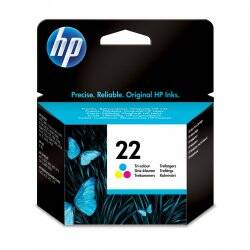 HP 22 cartouche d'encre trois couleurs authentique
