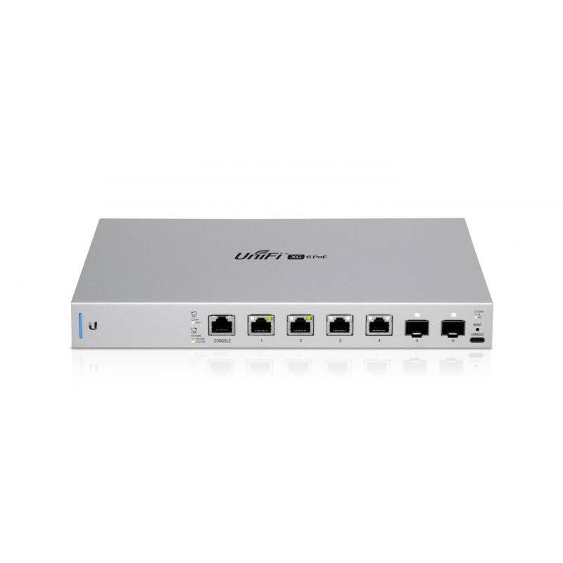 Ubiquiti Switch UniFi 4xRJ45 10GBit/2xSFP+ 10GBit Managed PoE 19" Rack-Mountable, 10G Ethernet SFP+ & RJ45 Ports