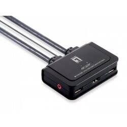 LevelOne 2-Port USB HDMI Cable KVM Switch