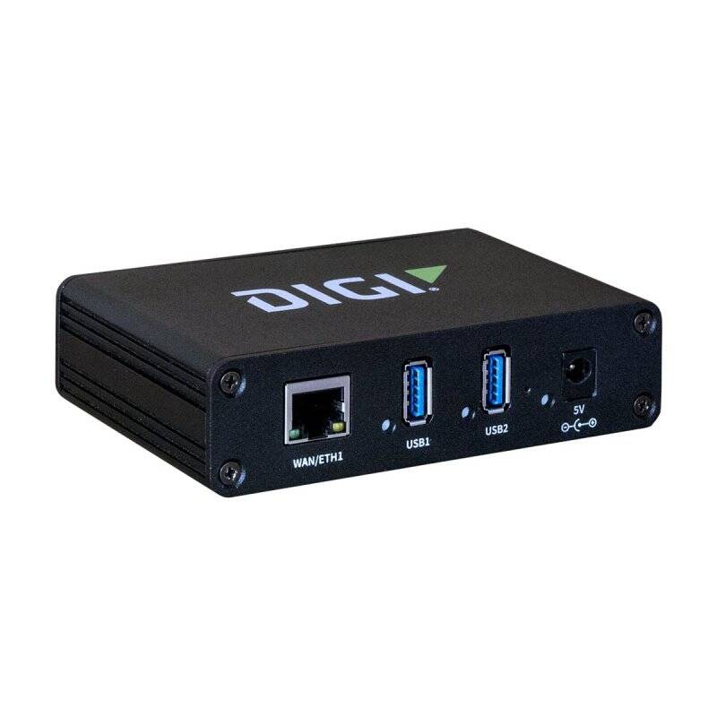 Digi AW02-G300 hub & concentrateur USB 3.2 Gen 1 (3.1 Gen 1) Type-A 1000 Mbit/s Noir