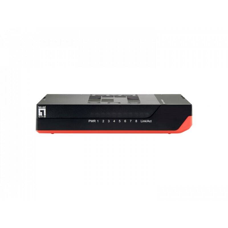 LevelOne Switch 8x GBit Unmanaged Black Edition
