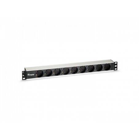 Equip 9-Outlet German Power Distribution Unit, Aluminum Shell