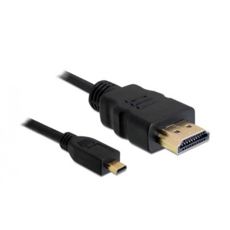 DeLOCK 4043619826643 HDMI cable 2 m HDMI Type A (Standard) HDMI Type D (Micro) Black
