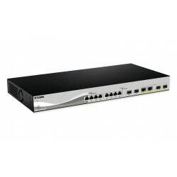 D-Link DXS-1210-12SC/E network switch Managed L2 10G Ethernet (100/1000/10000) 1U Black, Silver