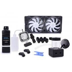 Alphacool XT45 Processeur Kit de refroidissement du liquide 12 cm Noir