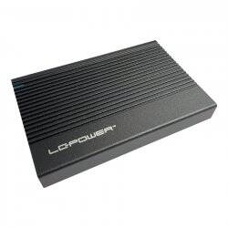 LC-Power LC-25U3-C storage drive enclosure HDD/SSD enclosure Black 2.5"