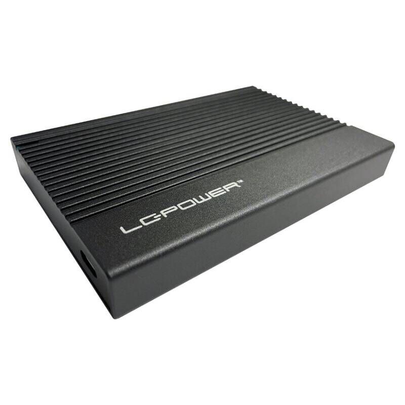 LC-Power LC-25U3-C storage drive enclosure HDD/SSD enclosure Black 2.5"