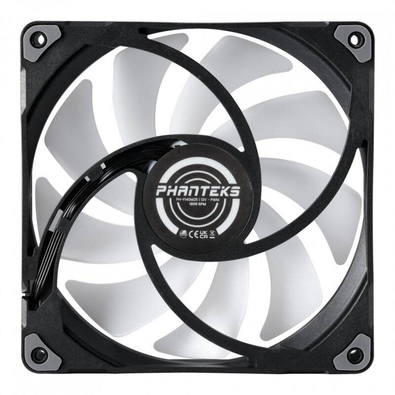 Phanteks M25 Computer case Fan 14 cm Black 1 pc(s)