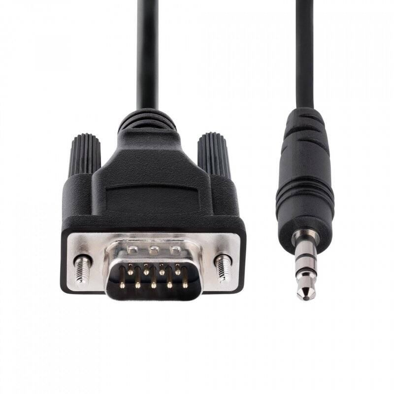 1M DB9 TO 3.5MM SERIAL CABLE - RS232 MALE TO 3.5MM SERIAL CABLE