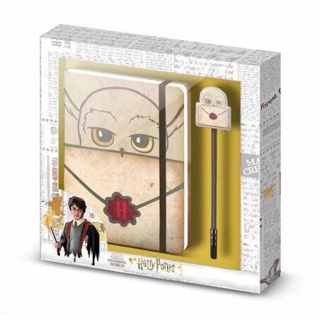 HARRY POTTER - Hedwig - Gif Box - Notebook A5+ Stylo