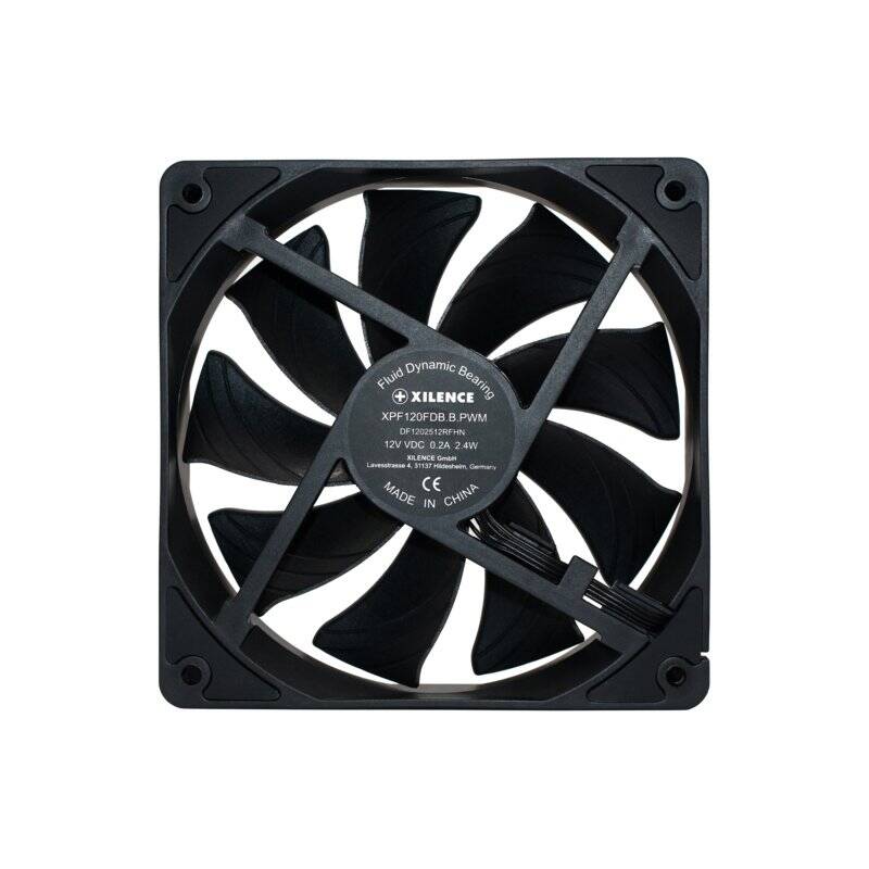 Xilence XPF120X.B.PWM Boitier PC, Processeur Ventilateur 12 cm Noir