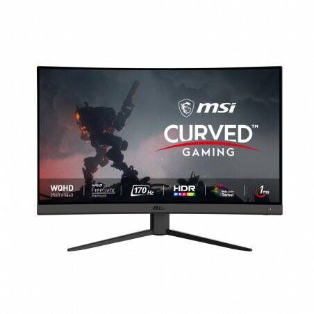 MSI G27CQ4 E2 écran plat de PC 68,6 cm (27") 2560 x 1440 pixels Wide Quad HD LCD Noir
