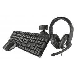 Trust Qoby keyboard Mouse included RF Wireless French Black