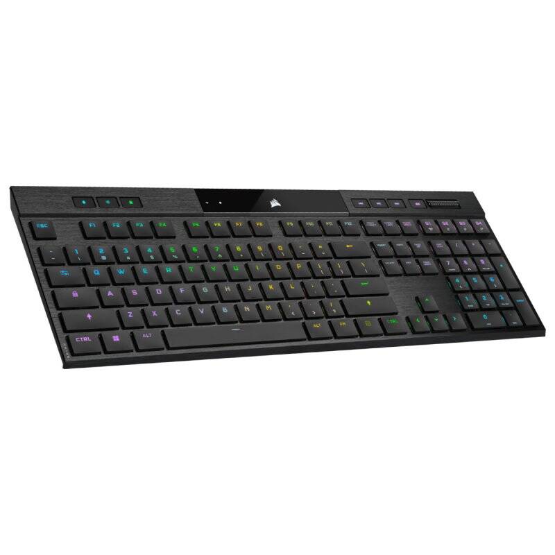 Corsair K100 RGB AIR keyboard USB + RF Wireless + Bluetooth QWERTZ German Black